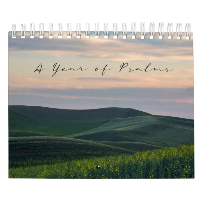 Ein Jahr des Kalenders der Psalm-Bibel Kalender (Titelbild)