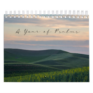 Ein Jahr des Kalenders der Psalm-Bibel Kalender