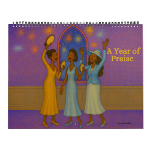 Ein Jahr des Lobes Afroamerikanischer Kalender