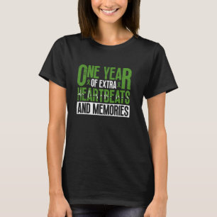 Ein Jahr extra Herzschläge und Erinnerungen - Orga T-Shirt