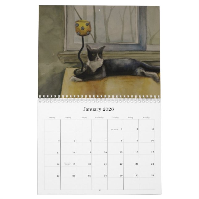 Ein Jahr im Aquarell - Kalender 2010 (Jan 2026)