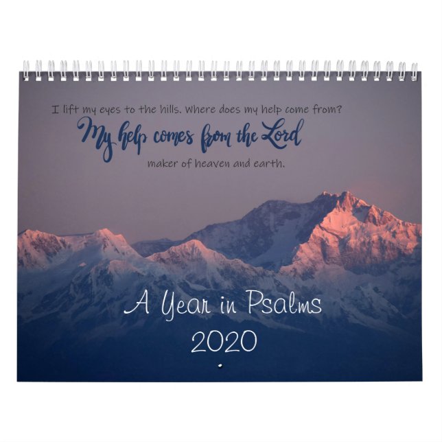 Ein Jahr im Psalm-Kalender Kalender (Titelbild)