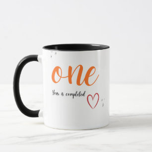 Ein-Jahr-Jubiläums-Tasse 1. Jubiläum CoffeeMug Tasse