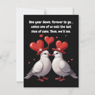 Ein Jahr Liebe, Lachen und Überleben Postkarte