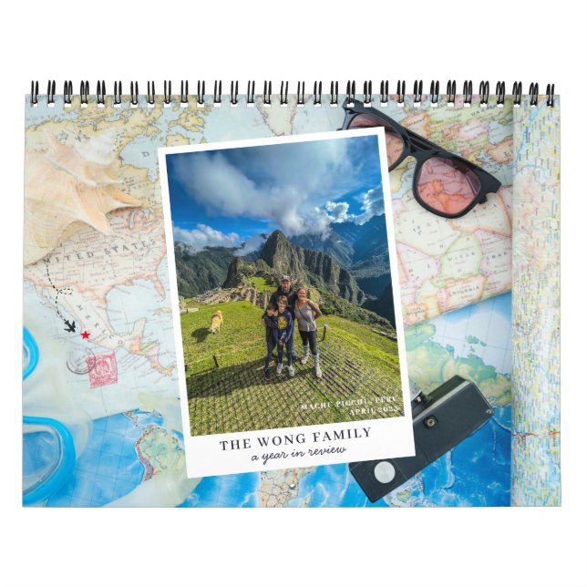 Ein Jahr Überprüfung | 82 Foto Reisezeitplan Kalender (Titelbild)