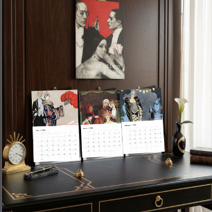 Ein Jahr voller Art Deco-Emotionen und -Stil Mod Kalender
