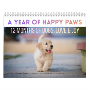 Ein Jahr voller glücklicher Pfoten – Süßer Hundeka Kalender