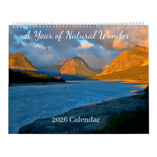Ein Jahr voller natürlicher Wunder 2026 Kalender