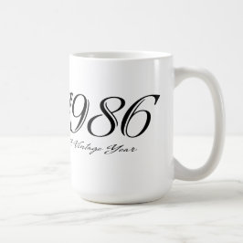 Ein Jahrgang 1986 Tasse