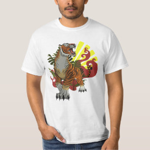 Ein japanisch-stilisierter Tiger T-Shirt