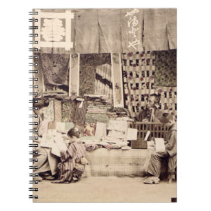 Ein japanischer Stoffspeicher, c.1890 (Hand Notizblock