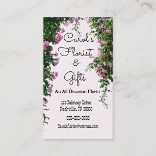 Ein Jeden Anlaß Florist Visitenkarten Visitenkarte