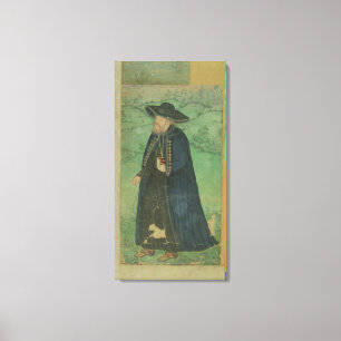 Ein Jesuitenpriester, auf Persisch eingeschrieben: Leinwanddruck