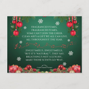 Ein Jingle Bells Holiday Parodie - Jingle Stinkt Postkarte