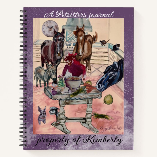 Ein Journal für Heimtiersitzer Notizbuch (Vorderseite)