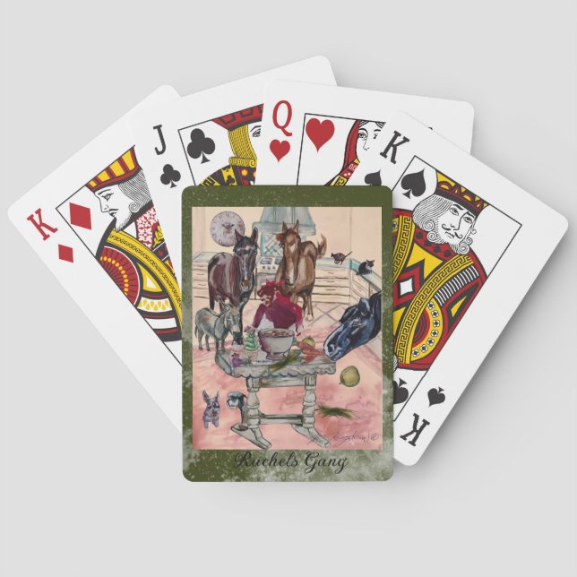 Ein Journal für Heimtiersitzer Spielkarten (Rückseite)