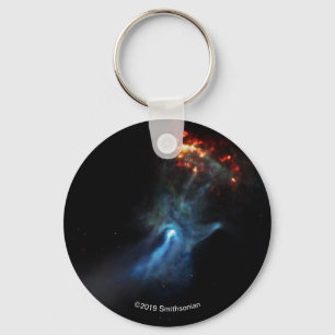 Ein junger Pulsar zeigt seine Hand Schlüsselanhänger