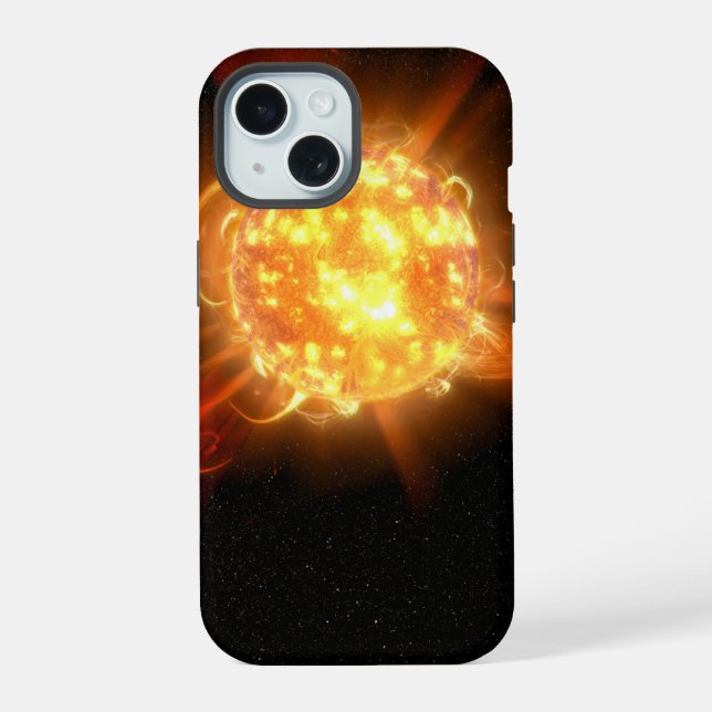 Ein junger Roter Zwerg iPhone 15 Hülle (Rückseite)
