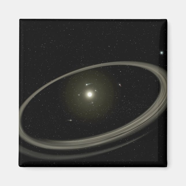 Ein junger Stern, umgeben von großen Planeten Magnet (Vorne)
