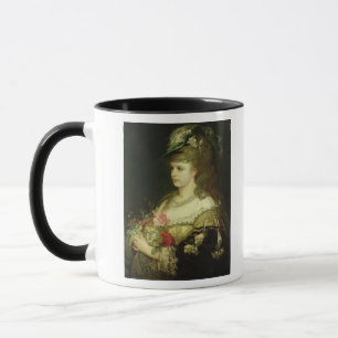 Ein junges Mädchen Tasse
