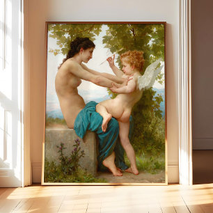 Ein junges Mädchen von William Bouguereau Berühmte Poster