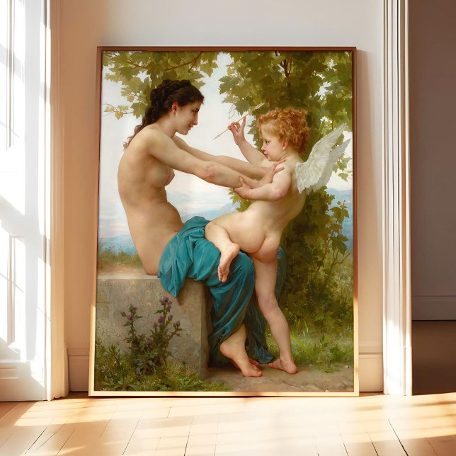 Ein junges Mädchen von William Bouguereau Berühmte Poster (Von Creator hochgeladen)