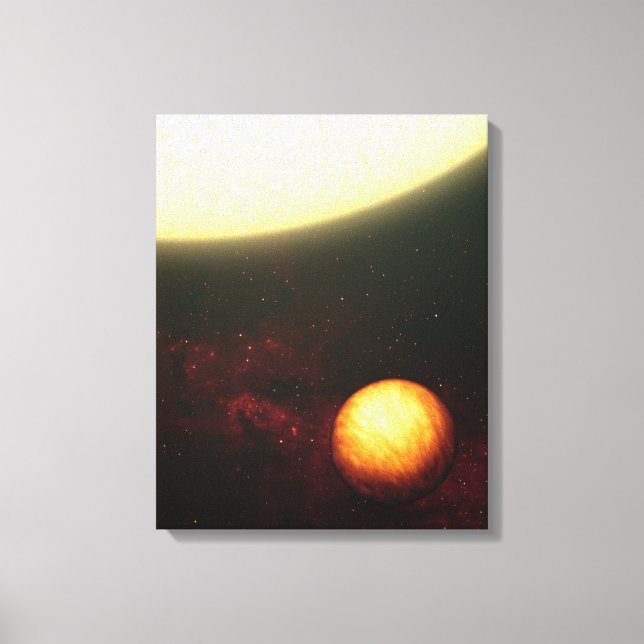 Ein Jupiter-ähnlicher Planet Leinwanddruck (Vorderseite)