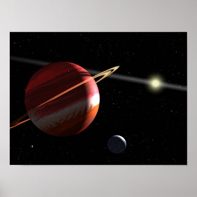 Ein Jupiter-Massen-Planet, der den nahegelegenen S Poster (Vorne)