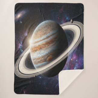 Ein Jupiter mit Ringen Sherpadecke