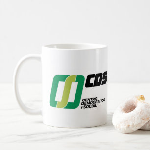 Ein Kaffee mit dem Zentrum Kaffeetasse