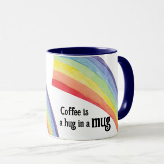 Ein Kaffee umarmt die Tasse