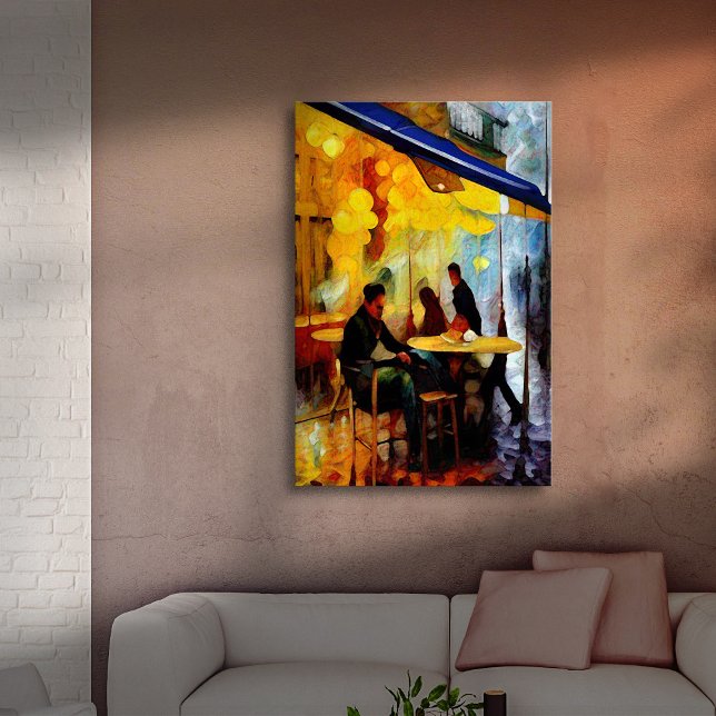 Ein Kaffee von mir selbst Leinwanddruck (Von Creator hochgeladen)