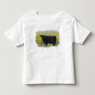 Ein Kalb zwischen den Sonnenblumen von Nebraska Kleinkind T-shirt