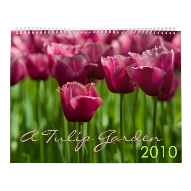 Ein Kalender des Tulpe-Garten-2010 (Titelbild)