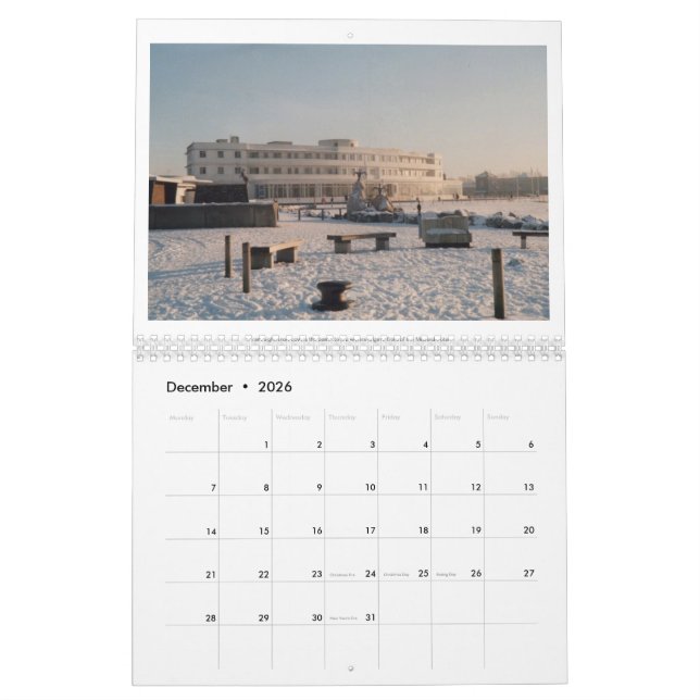 Ein Kalender für die Bucht von Morecambe (Dez 2026)