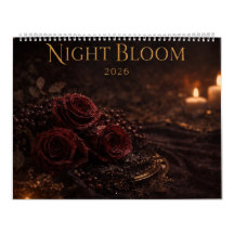 Ein Kalender für eine Nachtblütenjahr
