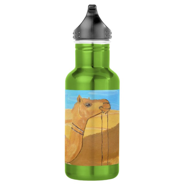 Ein Kamel  Edelstahlflasche (Rechts)