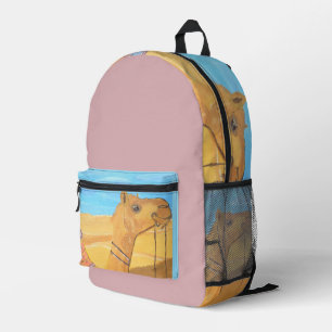 Ein Kamel-Rucksack Bedruckter Rucksack