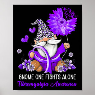 Ein Kampf allein Band Fibromyalgie Bewusstsein Poster