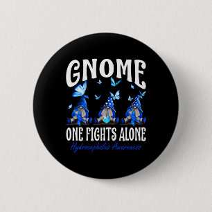 Ein Kampf allein Hydrocephalus Bewusstsein Button