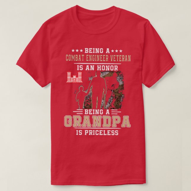 Ein Kampftechniker zu sein ist eine Ehre, ein Kamp T-Shirt (Design vorne)