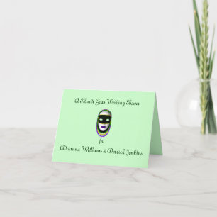 Ein Karneval-Polterabend Einladung