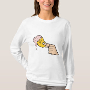 ein Kartoffelchip mit Diät T-Shirt