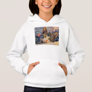 Ein Kätzchen Weihnachten Hoodie