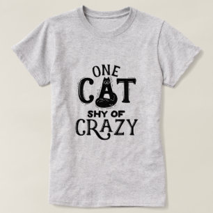 Ein Katzenschrei des verrückten T - Shirt