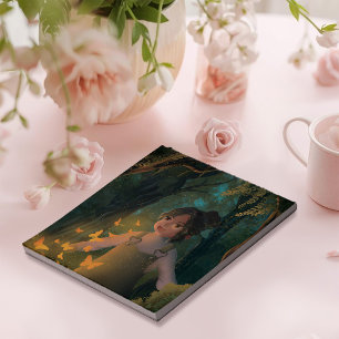 Ein kindlicher Funke Notizblock