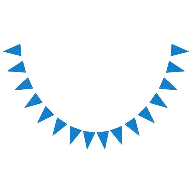 Ein klarer, blauer Himmel erstreckt sich über eine Wimpelkette (Alle)