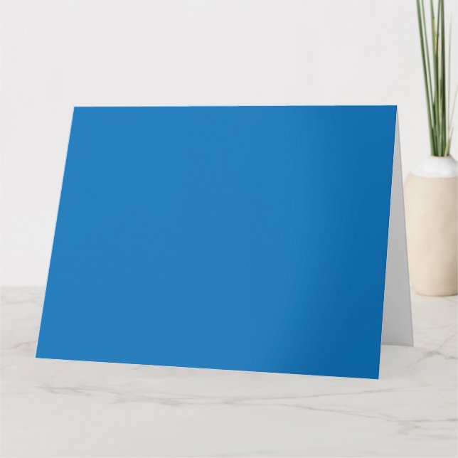 Ein klarer, blauer Himmel ohne Wolken füllt das ga Karte (Vorderseite)