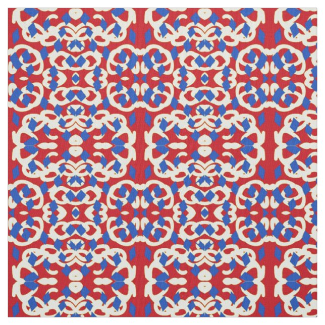 Ein klassisches, farbiges Stoffdesign Stoff (Muster)