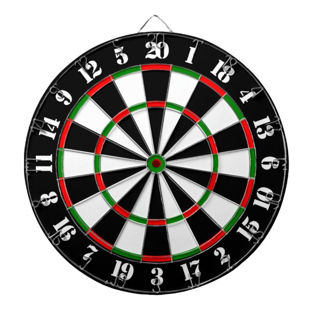 Ein klassisches hier für ein Spiel der Pfeile Dartscheibe (vorne)